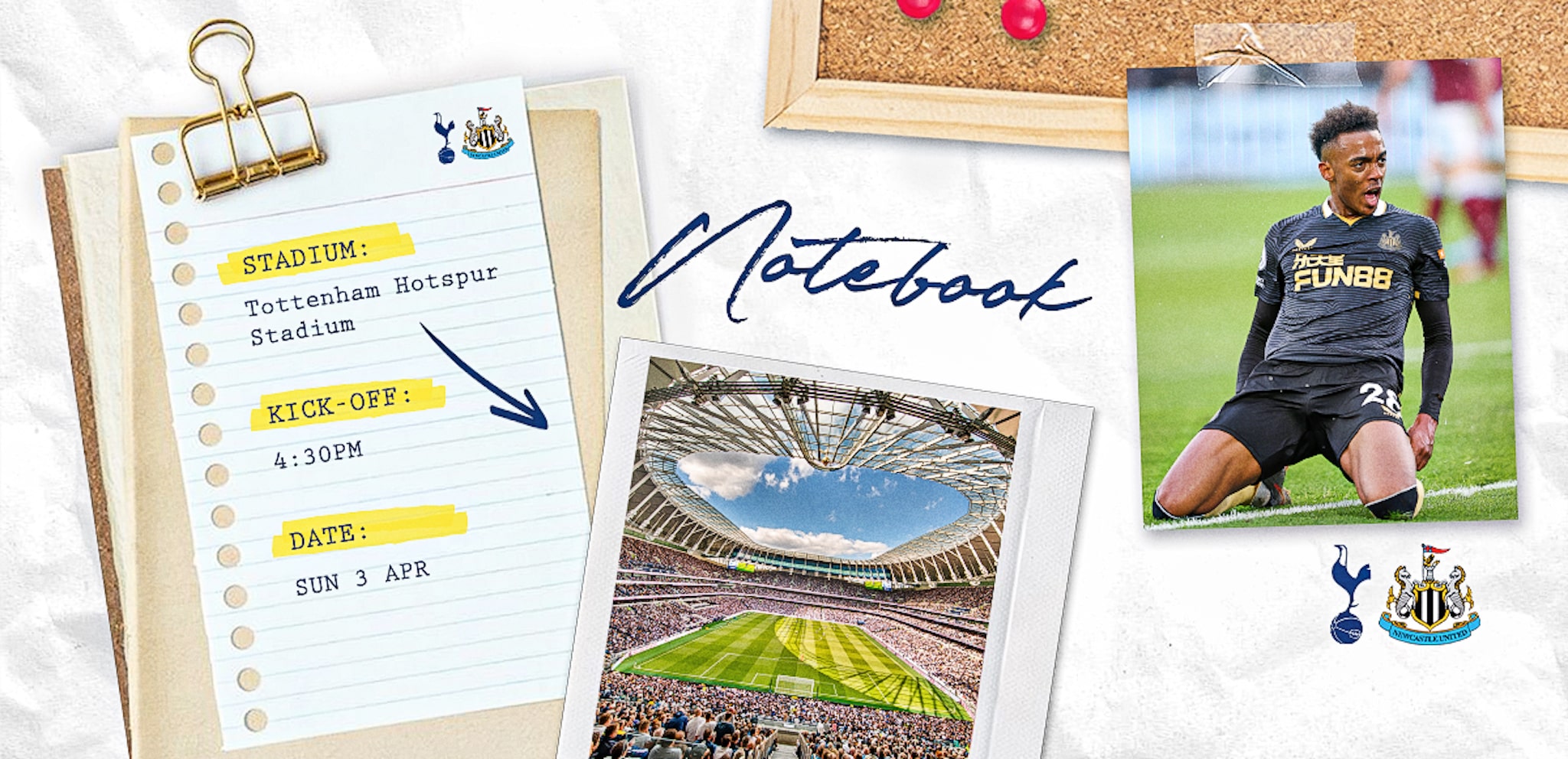 Notebook – Spurs v Newcastle